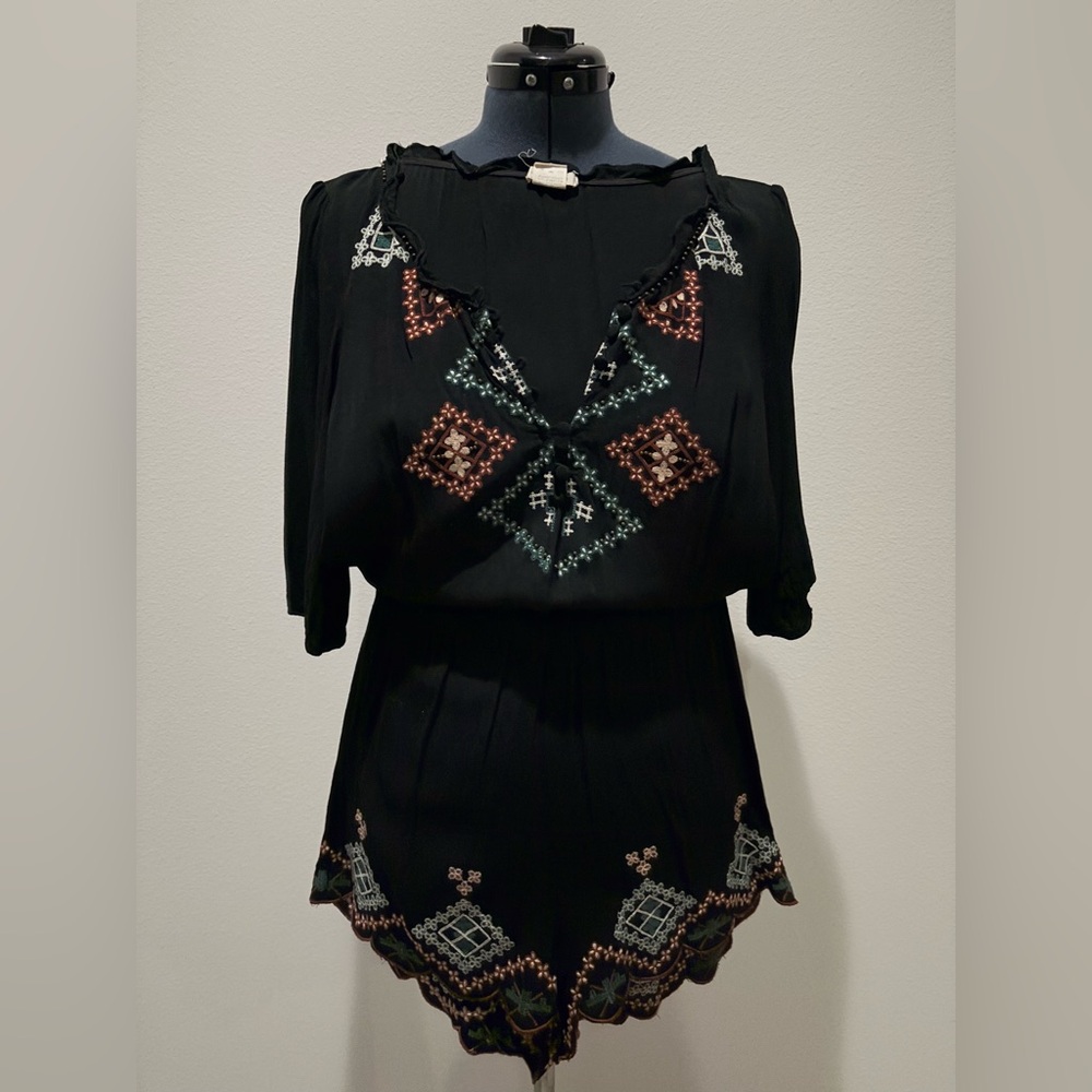 Pretty Good Embroidered Romper